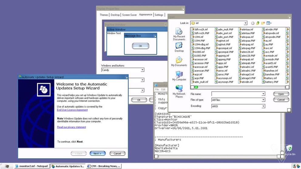 Windows XP ganz anders: So hätte das Microsoft-Betriebssystem fast ausgesehen