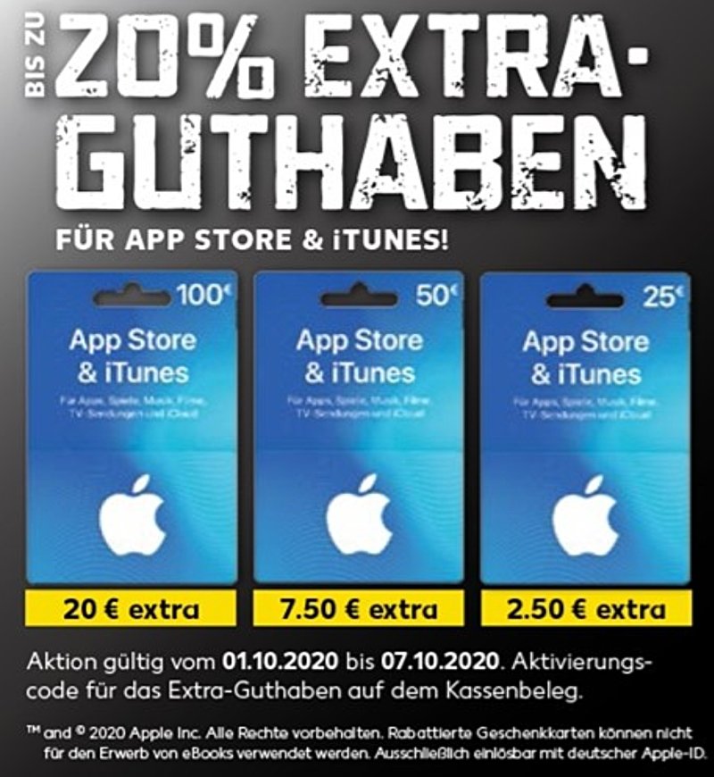 Kaufland legt was drauf: Geschenke für Apple-Nutzer